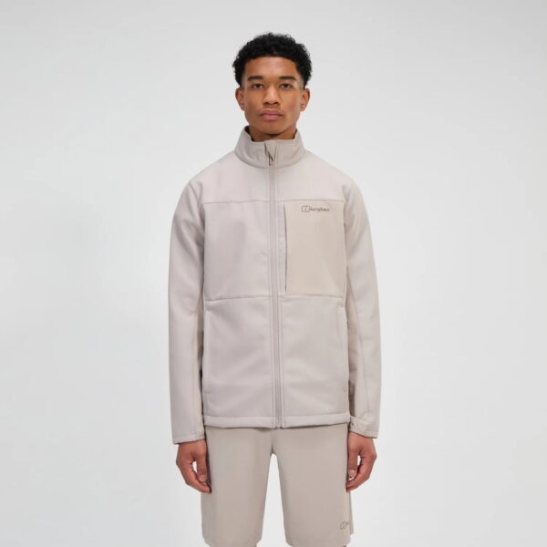 Berghaus Ghlas Softshell Jacket Taupe - Image 2