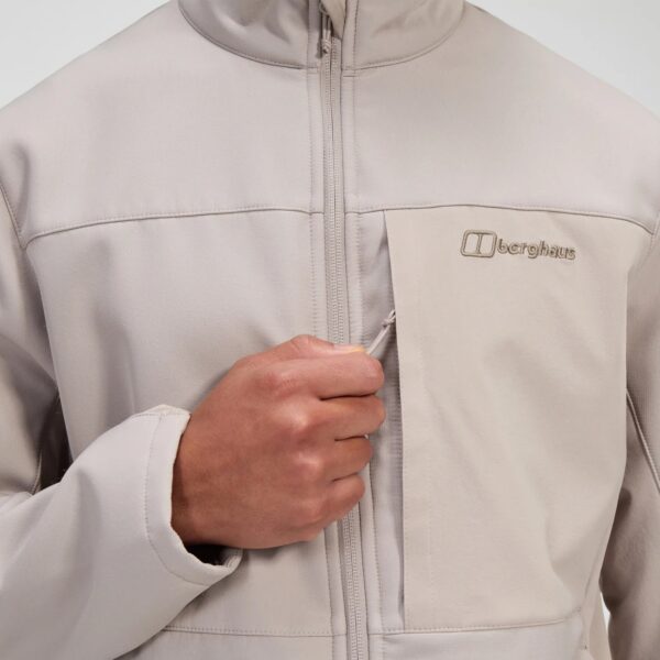 Berghaus Ghlas Softshell Jacket Taupe - Image 4