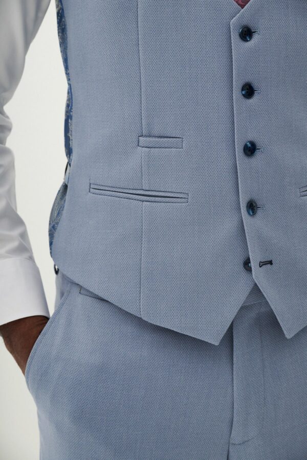 Marc Darcy HM5 Waistcoat Sky - Image 3