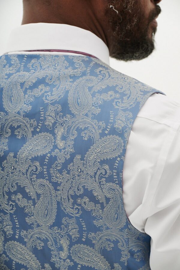 Marc Darcy HM5 Waistcoat Sky - Image 2