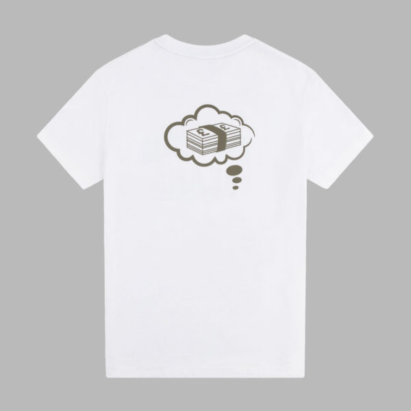 Fully Paid Dreams T-shirt White/Khaki - Image 2