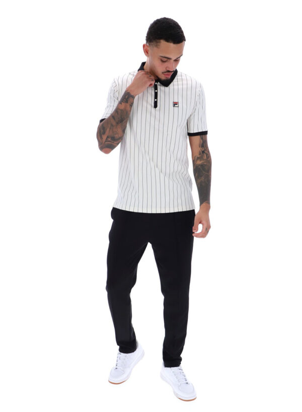 Fila BB1 Classic Vintage Polo 132 Gardenia/Black - Image 3