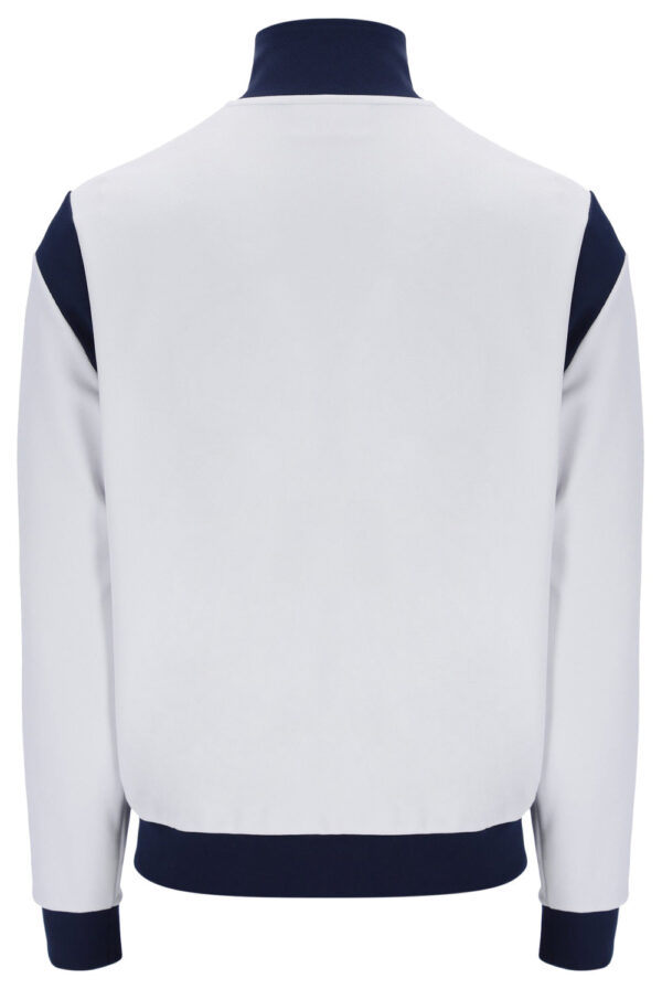 Fila Cruz Colour Block Track Jacket 100 White - Image 3