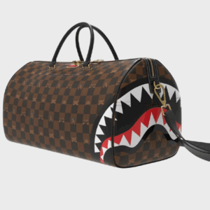 Sprayground D7506 Peeking Character Duffle Bag Black/Brown