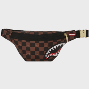 SprayGround B7512 Peeking Character Crossbody Bag Black/Brown