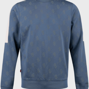 Luke 1977 M620373 Gazzas Tears Sweatshirt Denim Blue