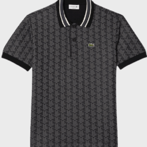 Lacoste DH1417 Polo Shirt 4PC Black/Graphite