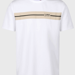 Luke 1977 M770151 Hopkins Chest Tape Shirt White