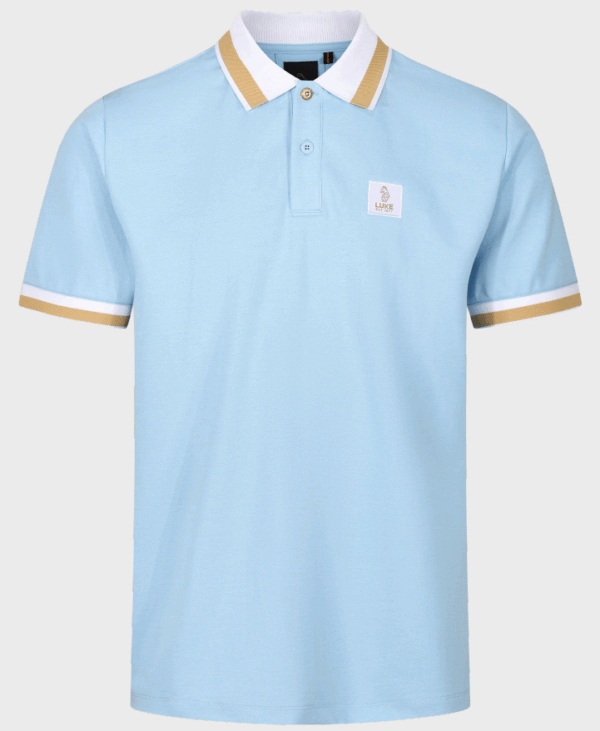 Luke 1977 M771452 Makati Polo Shirt Sky Blue