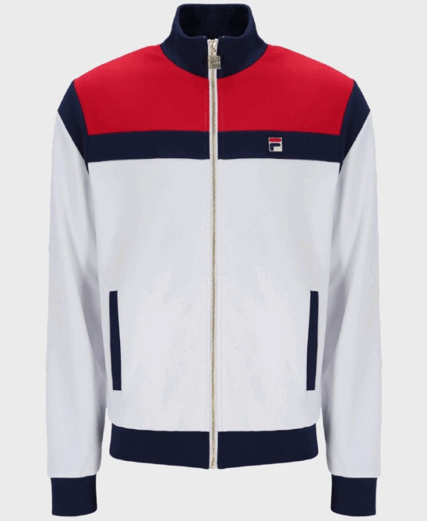 Fila Cruz Colour Block Track Jacket 100 White