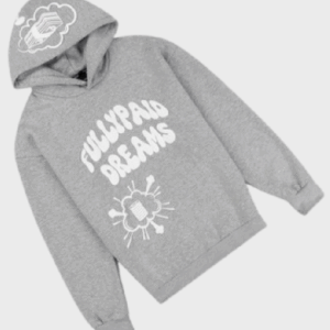 Fully Paid Dreams Hoodie Grey/White