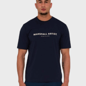 Marshall Artist Coastal Erosion T-shirt Navy