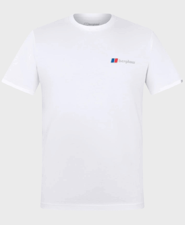 Berghaus Organic Front & Back Logo T-shirt White