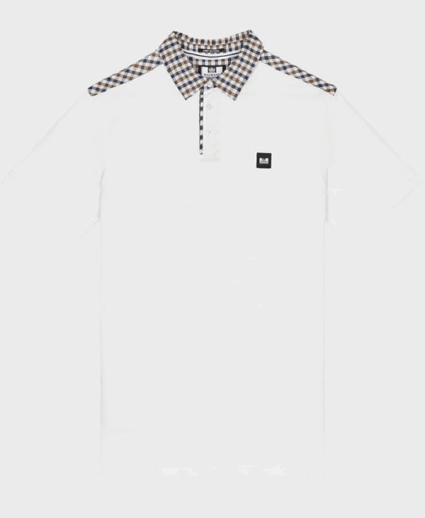 Weekend Offender Costa Polo White/MidHouseCheck