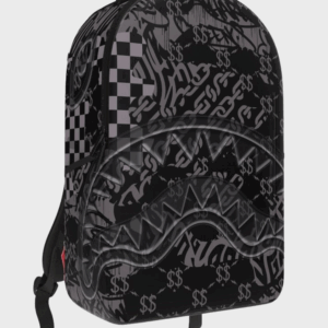 Sprayground B5775 3AM Check  Backpack Black/Charcoal