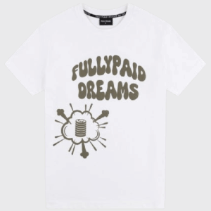 Fully Paid Dreams T-shirt White/Khaki