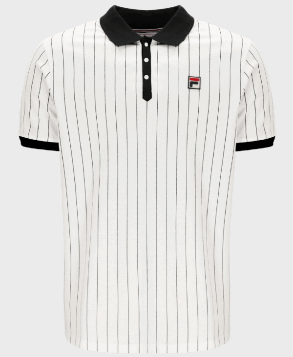 Fila BB1 Classic Vintage Polo 132 Gardenia/Black