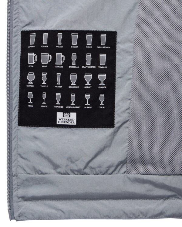 Weekend Offender JK1A01 Technician Face Mask Jacket Smokey - Image 4