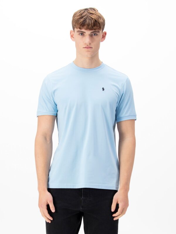 Luke 1977 M690150 Shanghai Jersey Crew T-shirt Sky Blue - Image 2