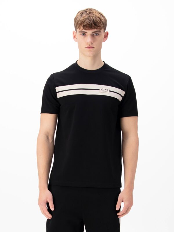 Luke 1977 M770151 Hopkins Chest Tape Shirt Black - Image 2