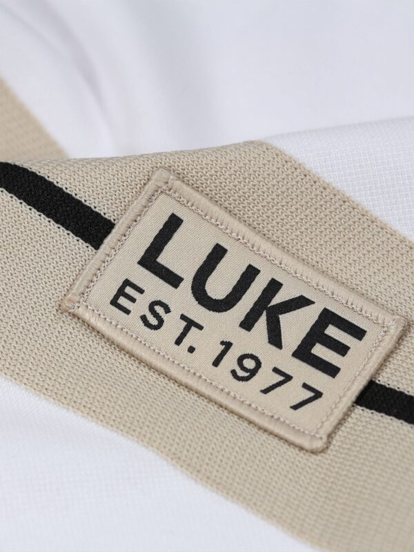 Luke 1977 M770151 Hopkins Chest Tape Shirt White - Image 4