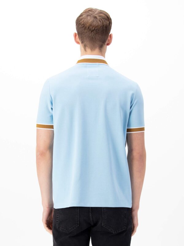 Luke 1977 M771452 Makati Polo Shirt Sky Blue - Image 3