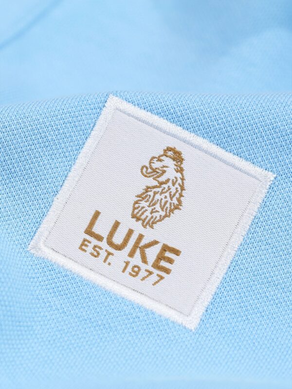 Luke 1977 M771452 Makati Polo Shirt Sky Blue - Image 4