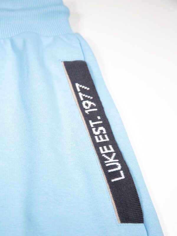 Luke 1977 M801052 Reid Text Detail Shorts Sky - Image 4