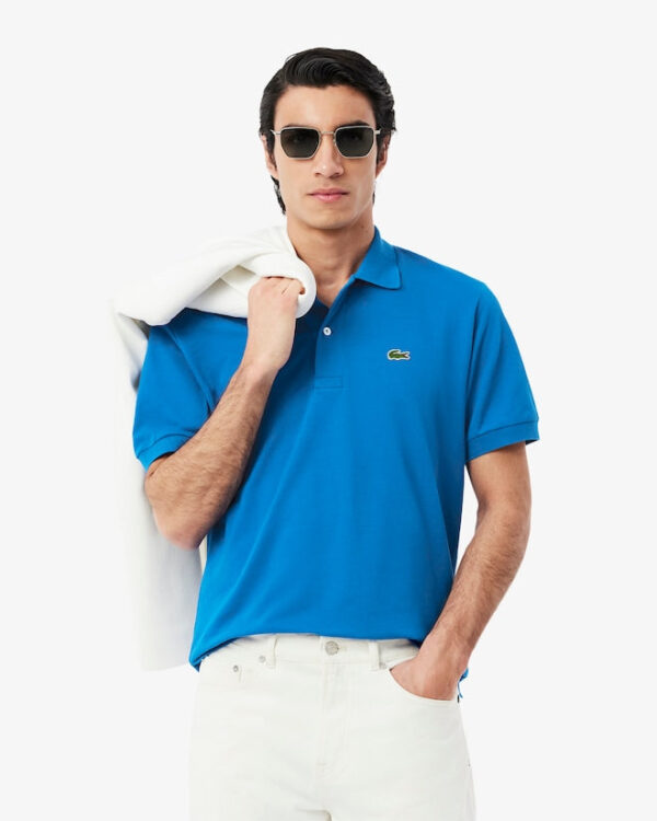 Lacoste L1212 Polo Shirt 3D3 Gipsy Blue - Image 3