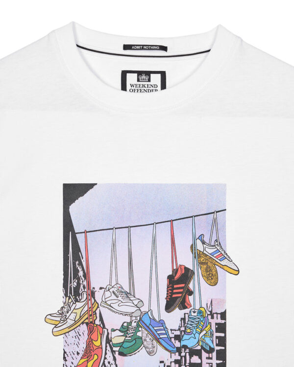 Weekend Offender Turf Wars T-shirt White - Image 4