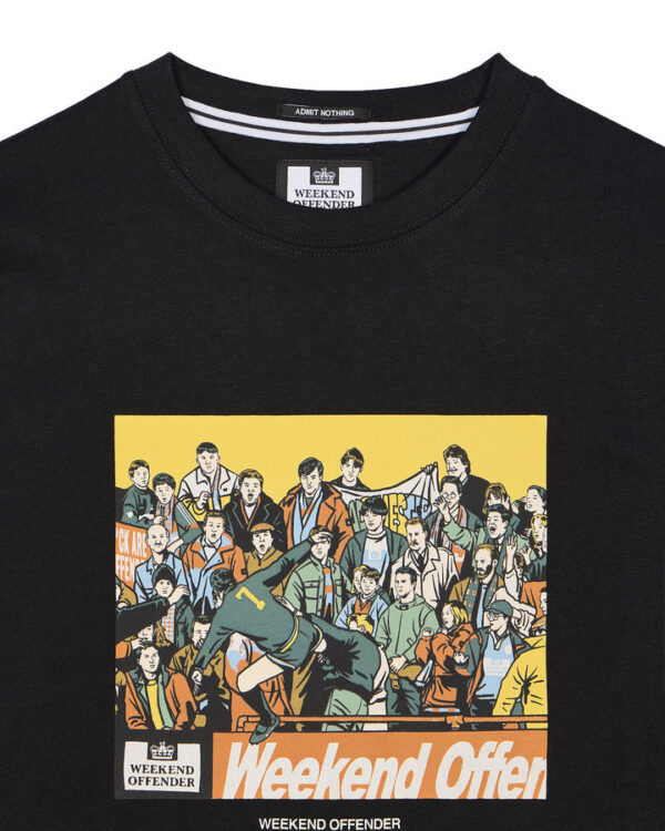 Weekend Offender Selhurst T-shirt Black - Image 4