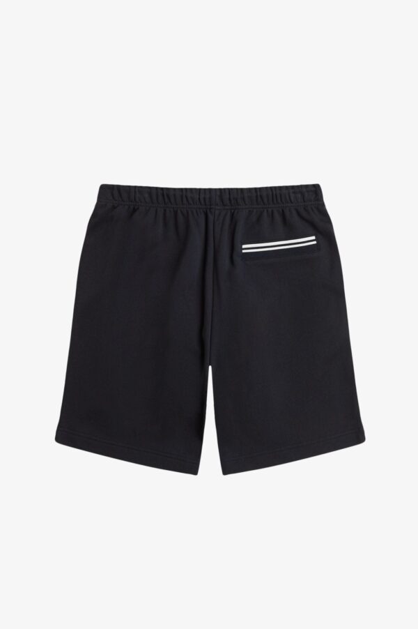 Fred Perry S8505 Classic Sweat Short 102 Black - Image 2
