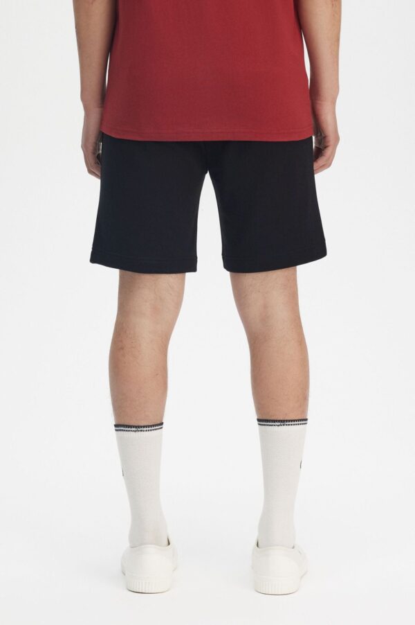 Fred Perry S8505 Classic Sweat Short 102 Black - Image 6