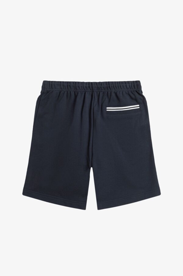 Fred Perry S8505 Classic Sweat Short 608 Navy - Image 2