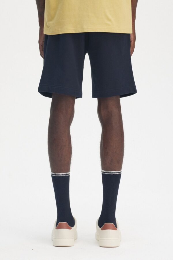 Fred Perry S8505 Classic Sweat Short 608 Navy - Image 4
