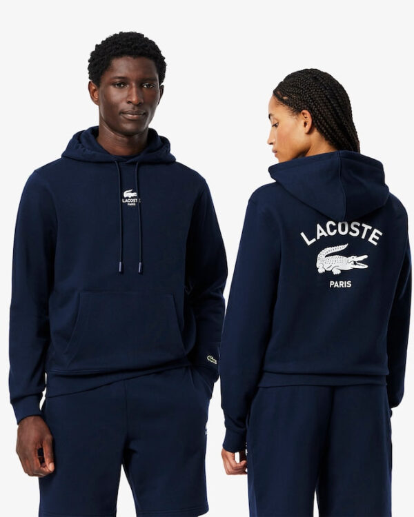 Lacoste SH2740 Hoodie 166 Navy Blue - Image 3