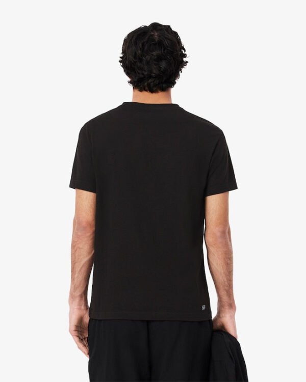 Lacoste TH2042 T-shirt I6Z Black/Khaki - Image 3