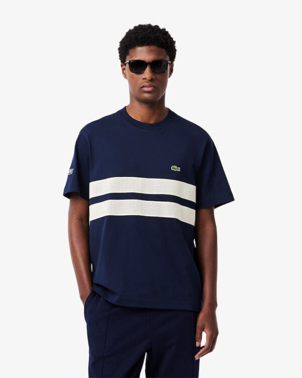 Lacoste TH9769 T-shirt 166 Navy Blue - Image 2