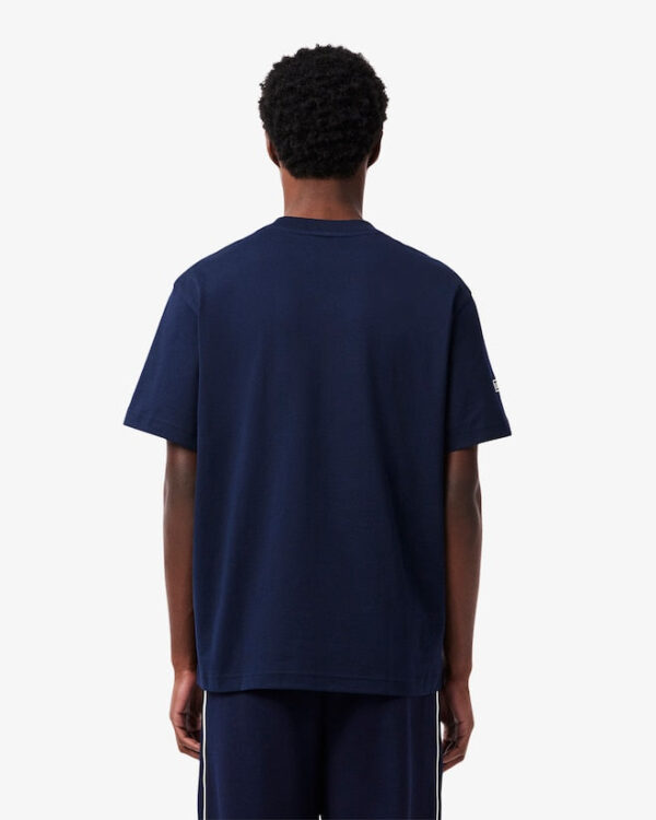 Lacoste TH9769 T-shirt 166 Navy Blue - Image 3
